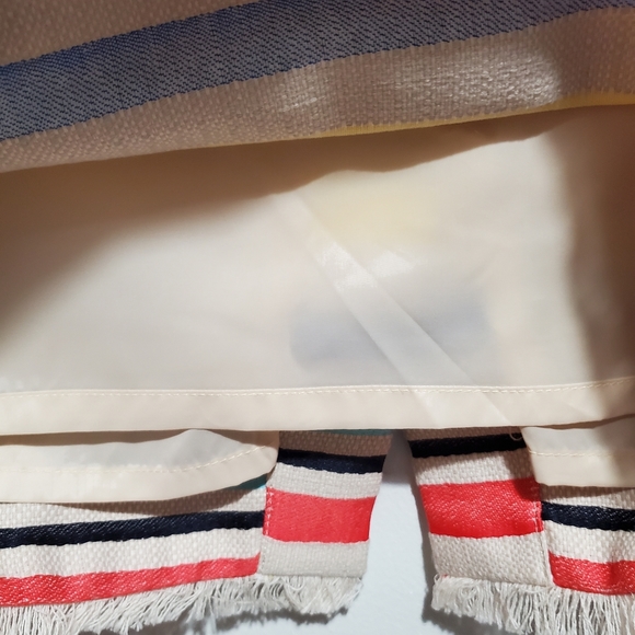 J.Crew Colorful Jacquard Midi Frayed Hem Skirt - Picture 6 of 12